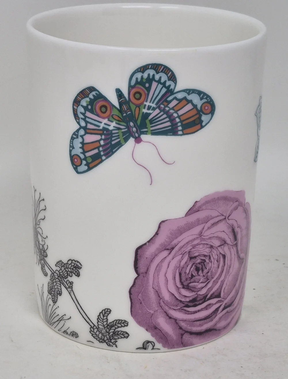 Ian Kirkham Papillon Brand Bone China Mug Bird Butterly And Flowers - Picture 2 of 6